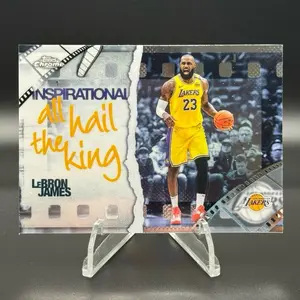 LeBron James Topps Chrome - All Hail the King Baseball Card 2025