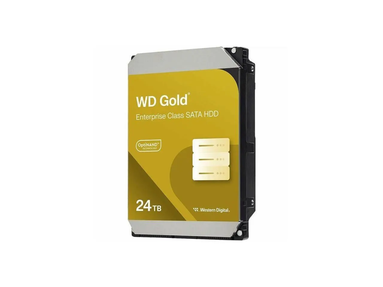 WD Gold WD242KRYZ 24 TB Hard Drive - 3.5" Internal - SATA (SATA/600) - Conventional Magnetic Recording (CMR) Method - Storage System, Data Center, Server Device Supported - 7200rpm