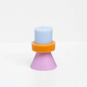 Stack Candle Mini | Sky Caramel Violet