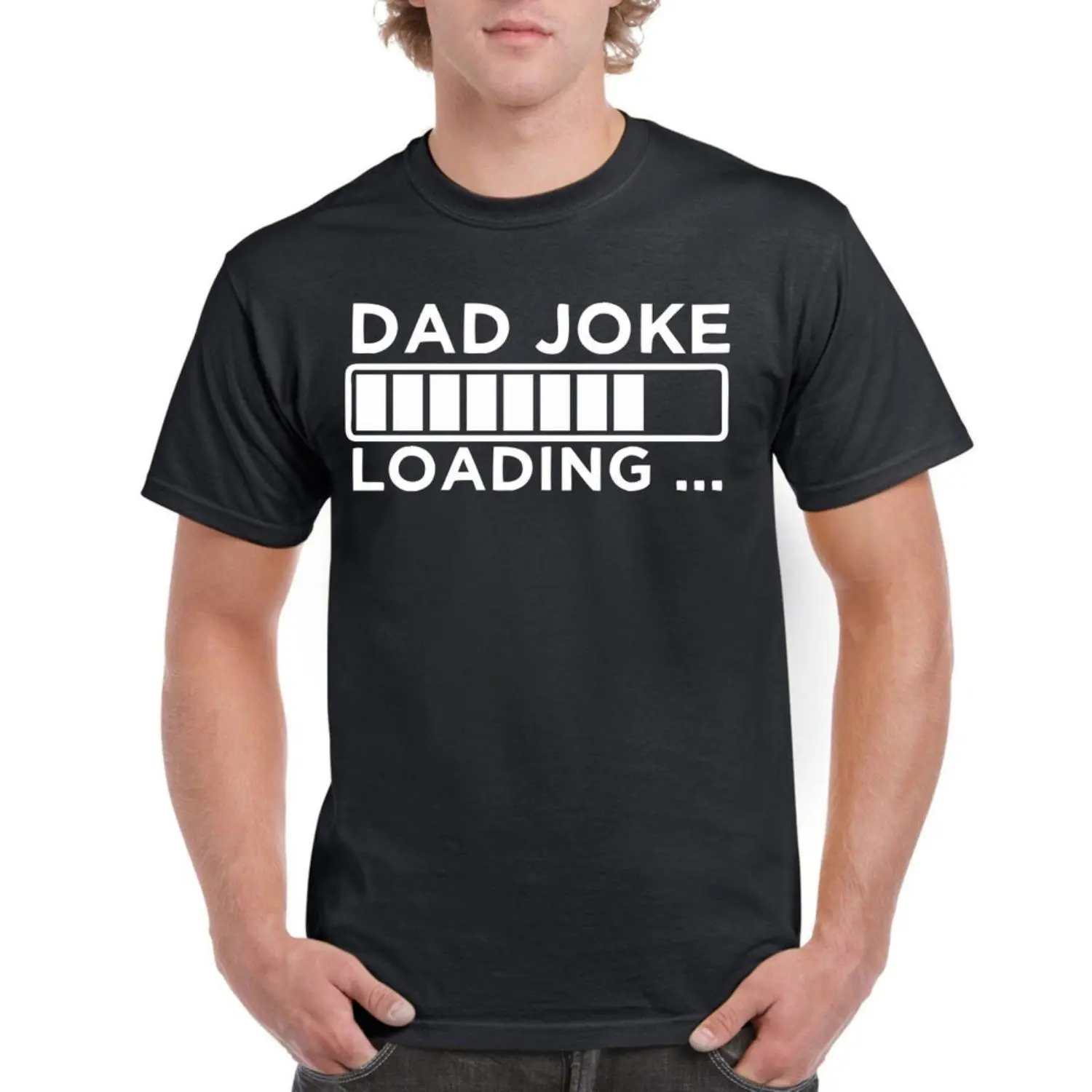 Humorous Dad Joke Loading Cotton Shirt Perfect Father's Day Gift Fun Birthday Present for Dad