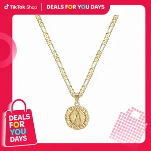 KissYan Initial Necklace For Women Girl,14K Gold Plated Round Letter Pendant Necklace Capital Monogram Necklace Alhpabets from A-Z Figaro Chain Necklace Mothers Day Gift Ideas,summerwins DealsForYouDays