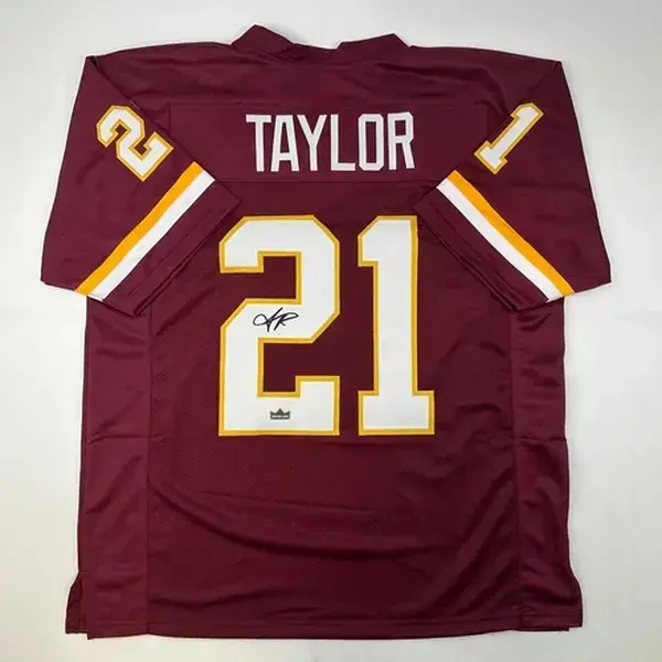 Facsimile Autographed Sean Taylor Washington Red Reprint Jersey