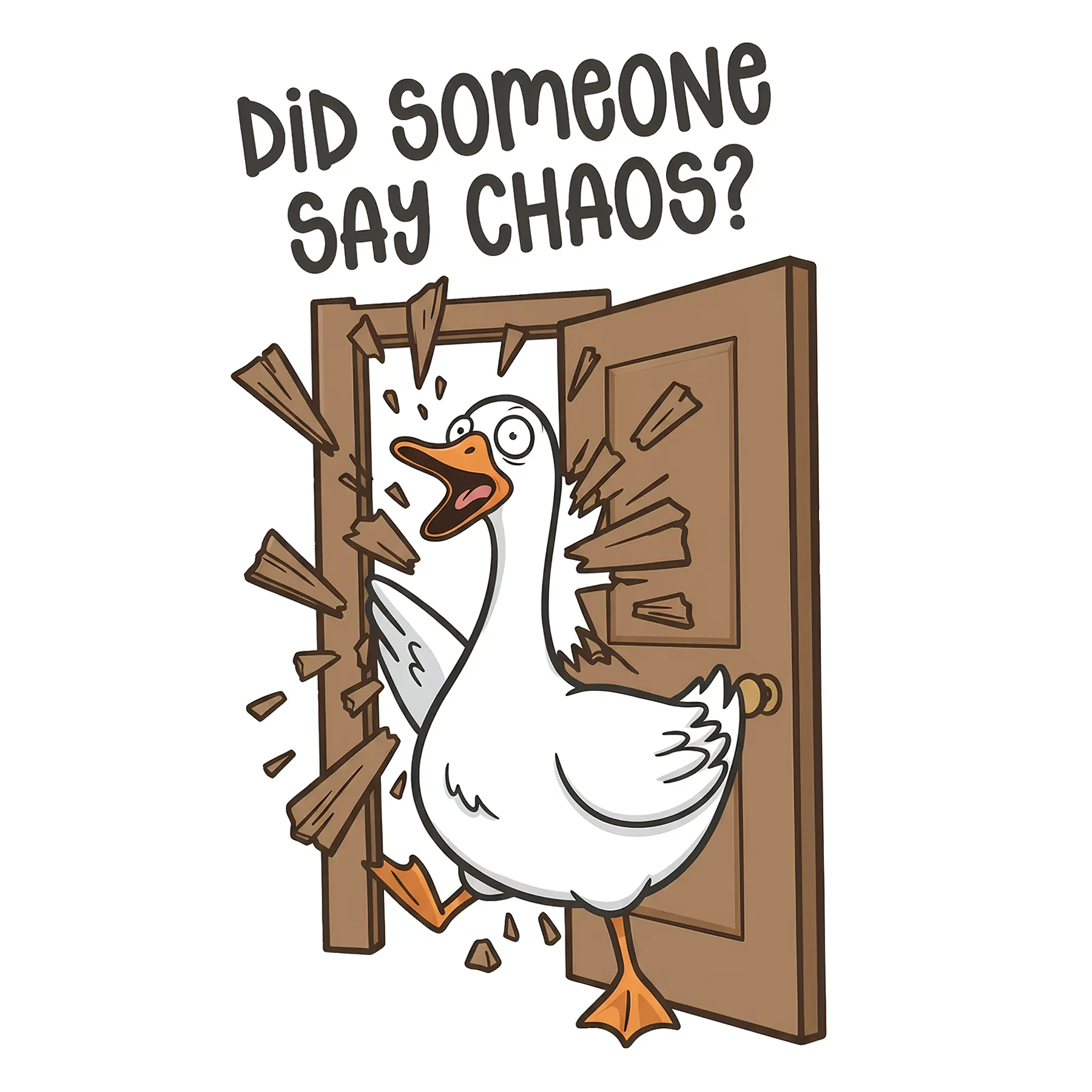 Silly Goose Sticker Pack, Waterproof Vinyl Funny Meme Animal Stickers