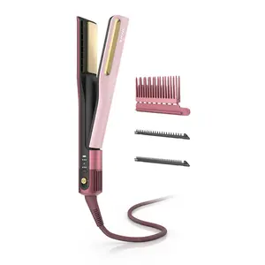 Shark SilkiPro Straight Wet to Dry Straightener + Rapid Blow Dryer, Plum Satin - HT400 Shark SilkiPro Straight Wet to Dry Straightener + Rapid Blow Dryer, Plum Satin - HT400