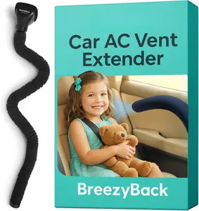 AC Vent Extender | Air Vent Hose for Backseat | Directs Cool or Hot Air to  & Pets | Universal Fit | Extends Up to 10 FT | AC Tube for   |  Seat Air Conditioning | BreezyBack