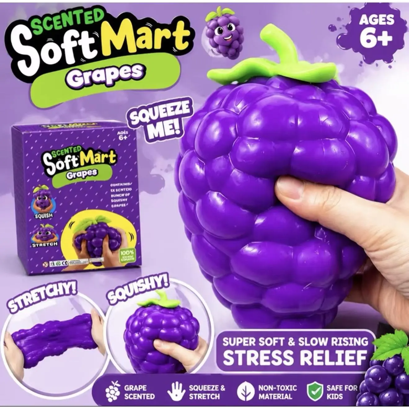 Giant Grapes Squishy