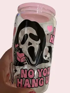 Ghostface Glass Cup