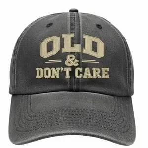 Too Old To Care Washed Dad Hat, Funny Vintage Cap, Adjustable Low Profile Unisex Cotton Hat for Men Women, Classic Humor Everyday Cap, Perfect Gift for Dad Grandpa Husband, Birthday Father’s Day or Christmas Gift