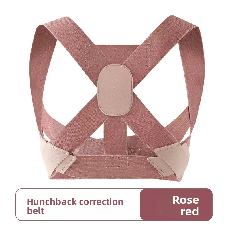 Soft Fabric Posture Corrector - Invisible Back Brace for Adults, X-Shaped Ergonomic Design, Shoulder Support, Posture Improvement, Back Pain Relief, Prop 65 Safe, Skin Friendly, S