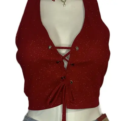 Jennie Ruby Red Eye Baby Tee - TikTok Shop