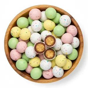 NY Spice Shop Speckled Milk Chocolate Malted Milk Balls – Easter Candy, Chocolate Dessert, Malt Balls Candy Treats for Holiday & Special Occasions
