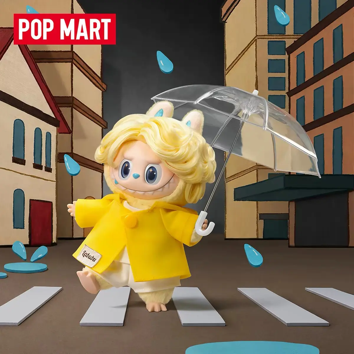 POP MART THE MONSTERS Hair Salon Series Vinyl Plush Pendant Blind Box, Labubu Retro Barber Shop Keychain, Collectible Designer Art Toy, Cute Bag Charm Figure for Girls & Boys Gift