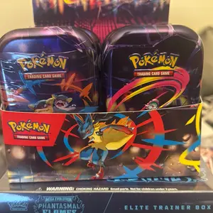 Pokémon trading card 2 packs booster tins