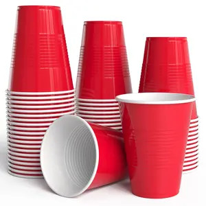 18 Oz. Red Plastic Cups | 50 Ct.