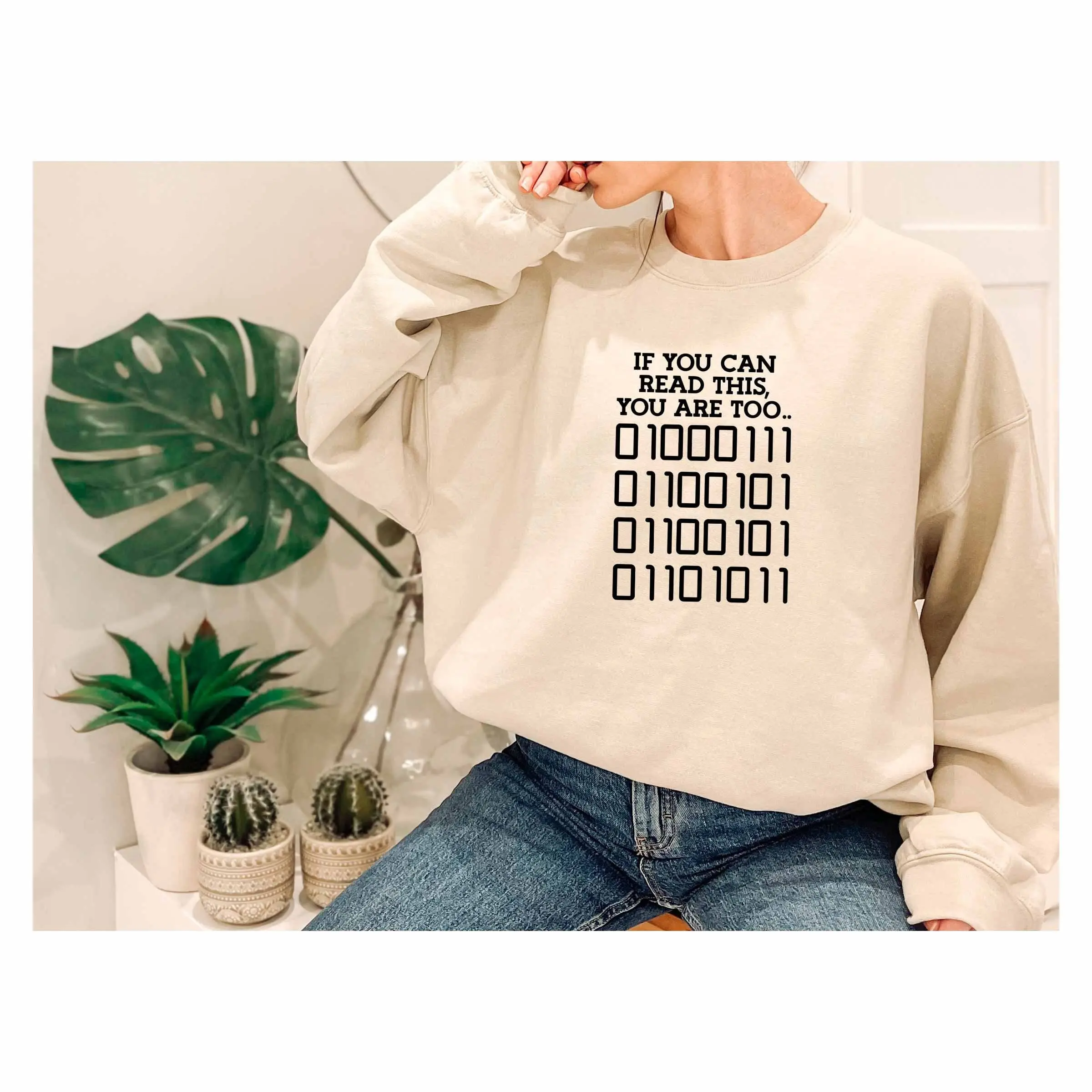 If You Can Read This You Are Too Sweatshirt Programmer Sweatshirt Assembly Sweatshirt Coding Genius Sweatshirt Programming