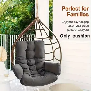 Velvet Swing Chair Cushion, Egg-Shaped Rocking Chair Pad, Indoor Balcony, Living Room, Bedroom Relaxation, Adult Seat, Garden Furniture Decor