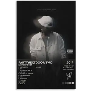 AMEP partynextdoor PARTYNEXTDOOR TWO poster |     Collectible PND Album Poster, Trendy Wall Art for Music Enthusiasts