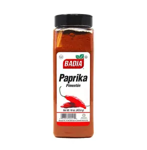 Badia Paprika, 16 oz – Mild Sweet Flavor for Cooking Rice, Seafood, Stews, Garnishing, Grilling & Seasoning, All-Natural Spice