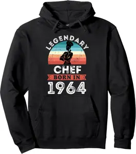 Legendary Female Chef 1964 60th Birthday Cook Baker Women Pullover Hoodie