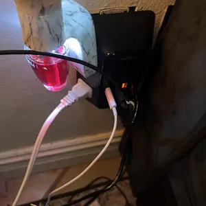 USB Wall Charger Surge Protector, 6 Outlet Extender Multi-Plug Outlet with 4 USB Charging Ports, 3-Sided Power Strip Wall Adapter for Home, Travel and Office, Multifunctional Power Strip #TOP PICKS