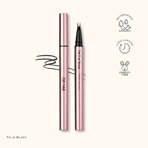 [OZLAB] Dual Brush Eyeliner Pen Waterproof & Vegan Precision Tip for Lower Lash/Smudge-Proof Micro-Detailing 0.01FL.OZ / 0.4ML