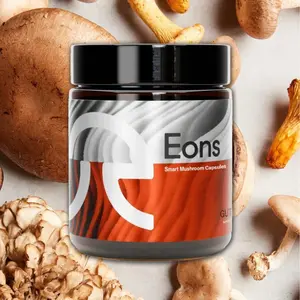 Eons Smart Mushroom Capsules - Gut Health & Clarity for Better Clarity and Optimal Biome - Healthcare and Fitness