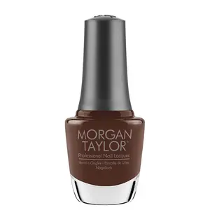 Morgan Taylor Want To Cuddle? - Light Brown Creme, Professional Lacquer, Vibrant, Chip-Resistant, Fast-Drying, Long-Lasting, High-Shine, Perfect for Manicures & Pedicure, 15mL.