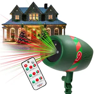 Star Shower Ultra 9 Outdoor Laser Light Show with Remote, AS SEEN ON TV, New 9 Unique Patterns, Showers Home w/Thousands of Lights, 3 Color Combinations, Motion or Still, Up to 3200 Sq Ft
