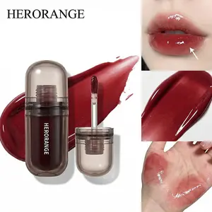 Plasma Color Lip Gloss, Glossy Mirror Finish Hydrating Lipstick, Moisturizing Cherry Lipstick, Student Friendly Brightening Lip Makeup