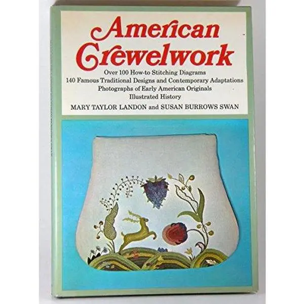 USED-American crewelwork by Mary Taylor Landon (Hardcover)