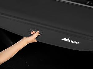 Nilight Trunk Cargo Cover for Audi Q5 2018 2019 2020 2021 2022 2023 2024, Retractable Security Shade Rear Cargo Cover, with Trunk Storage Net