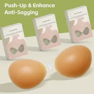 Double Sided Sticky Bra Inserts Reusable | Push Up Lift Self-Adhesive Pads for Strapless, Bikini, Swimsuit, and Sports Bras | Comfortable, Invisible Support for a Natural Look | Long-Lasting