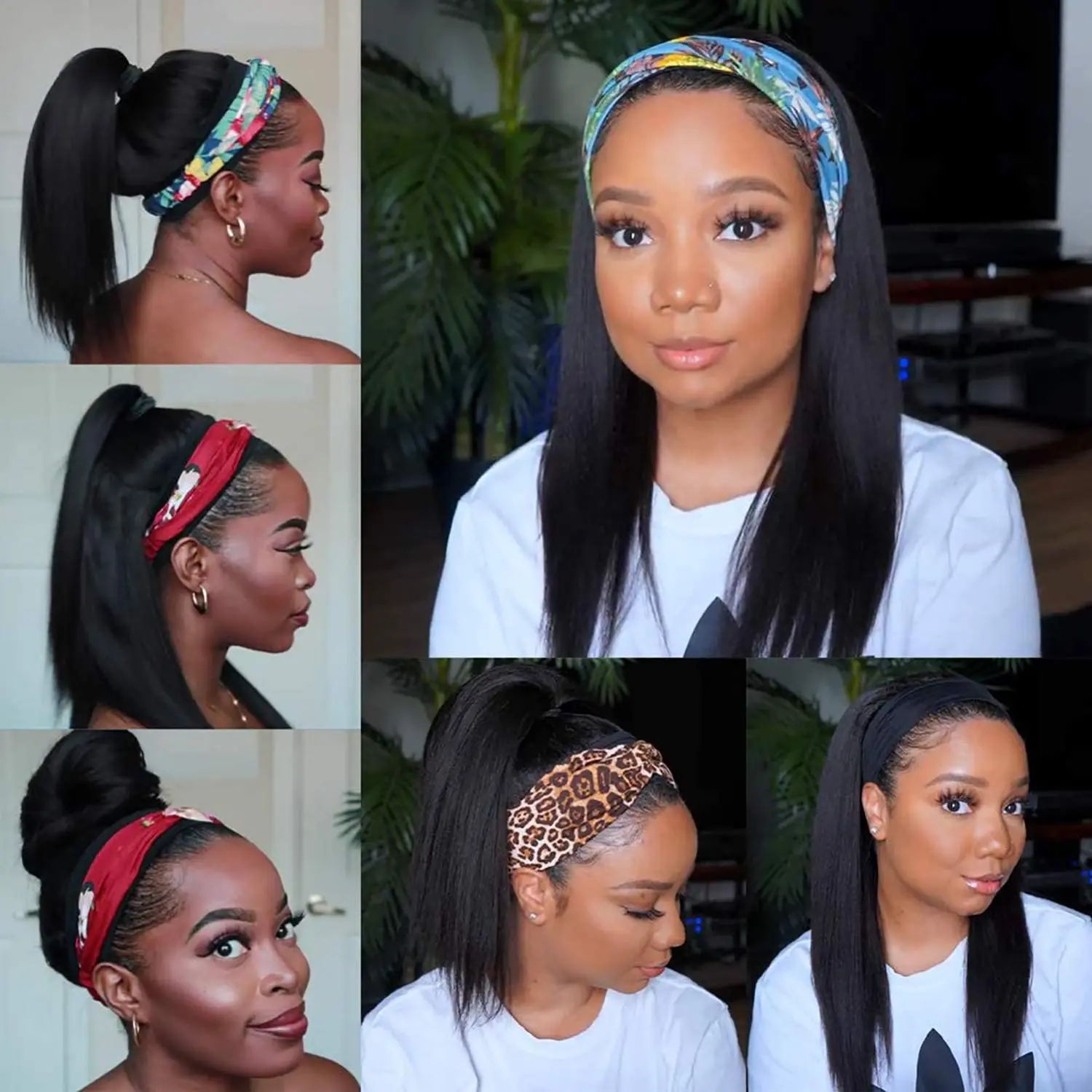 Straight-Headband Wig