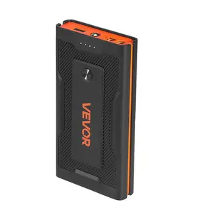 VEVOR Jump Starter, 1000A Peak, Car Jumper Starter Battery Pack, 12V Portable Lithium Battery Booster, Jump Box Power Bank with 3 Modes Flashlight and Jumper Cable, for Up to 5L Gas 3L Diesel Engine