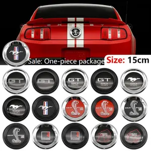 1pcs 3D Car Emblem Badge, Front & Rear Logo Decoration for Ford Cars, Enhances Vehicle Aesthetics, Exterior Accessories, Car Decorative Sticker