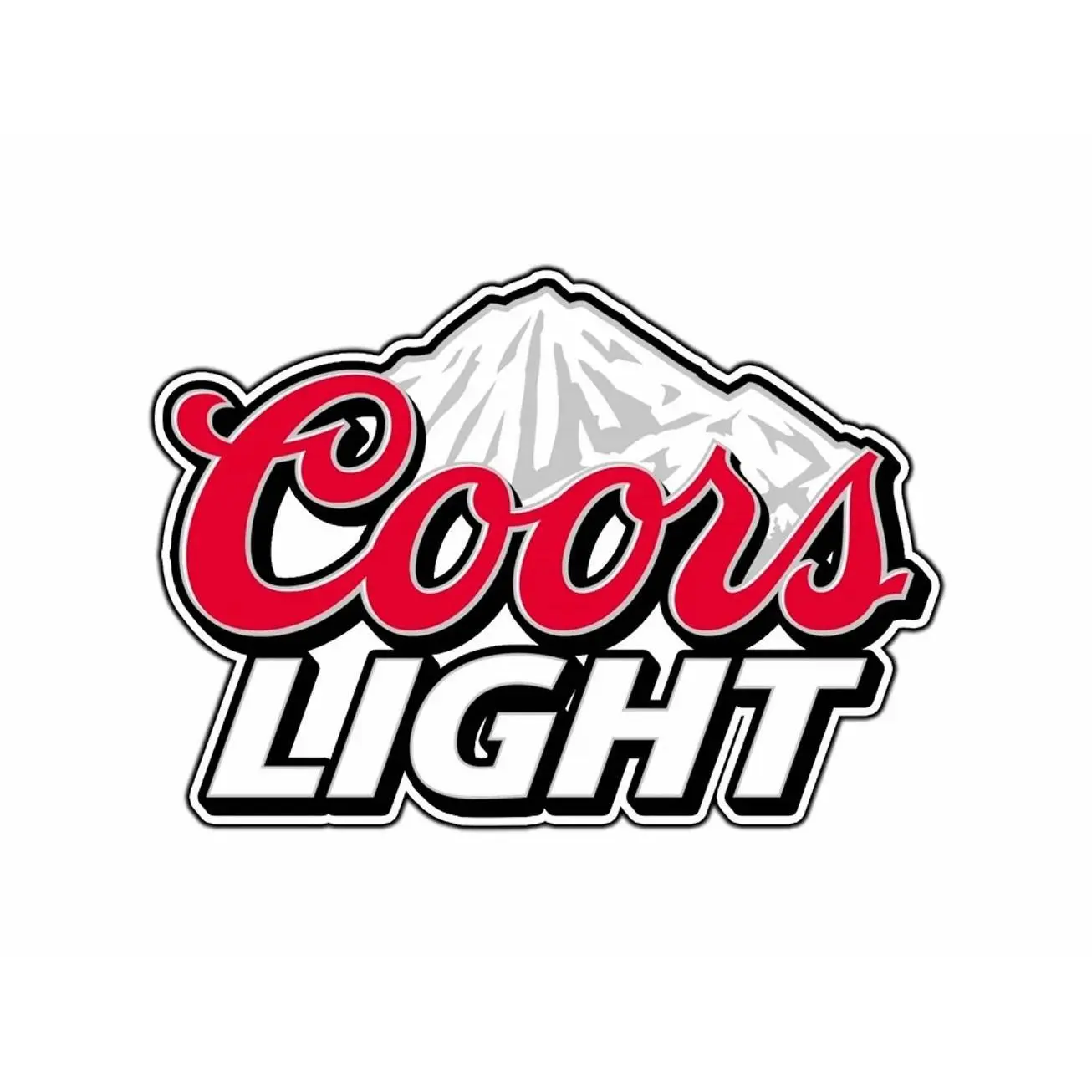 Coors Light Logo #1 Sticker Waterproof Vinyl Decal Die-Cut Laptop Car