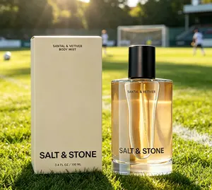Salt & Stone Santal & Vetiver Body Mist, 2-in-1 Hair & Body Fragrance Spray, Hydrating with Glycerin & Red Algae, Vegan & Cruelty-Free, 3.4 fl oz / 100ml