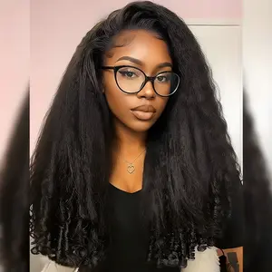 [C-Part Design Wigs] West Kiss 220% Density Glueless Kinky Burmese Curly Right Side Part 7x5 Lace Closure Wigs With Spiral Curls Ends Pre Plucked Hairline