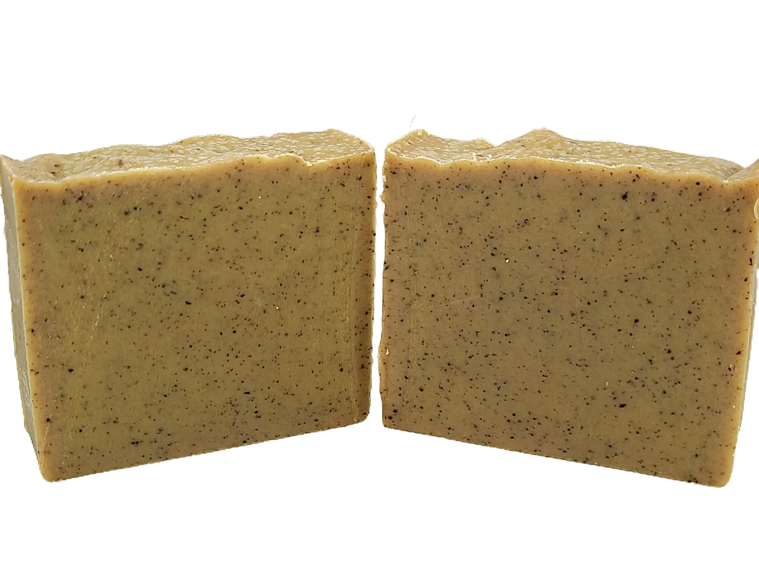 Handmade Turmeric Soap with Apricot Seeds- Soaps By Lela - Solid Bar Soap for Hydrating Sensitive Skin Body Care Body Wash Cleansing turmeric bar soap