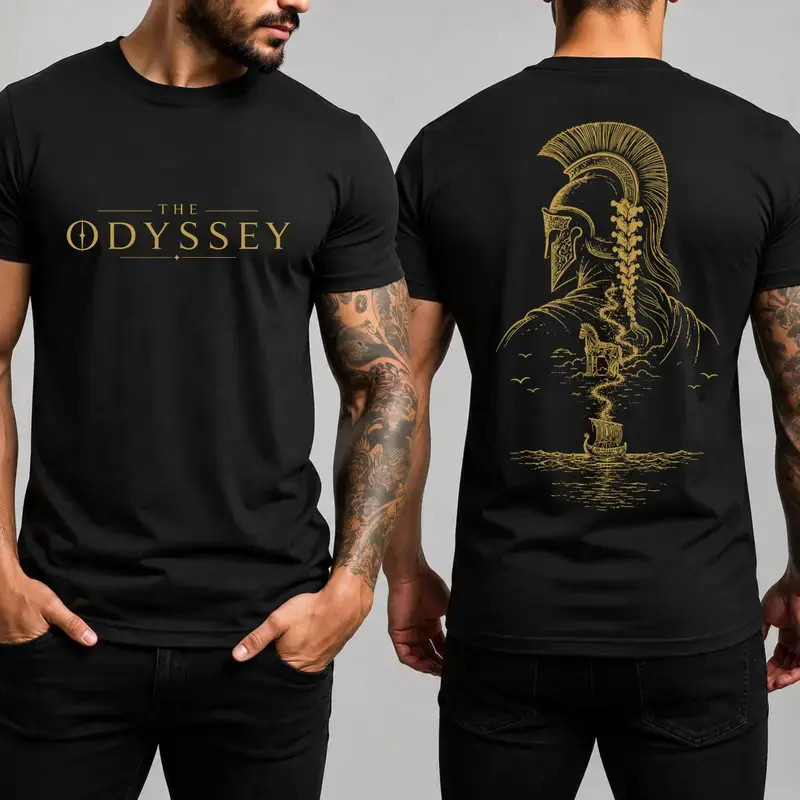 Odysseus Epic Hero T-Shirt, Homer Odyssey Graphic Tee, Ancient Greek Mythology Shirt, Classic Literature Gift, Made in USA