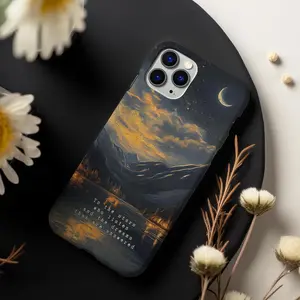 Acotar Inspired Phone Case Celestial MagSafe iPhone 17 Case Starry Night, Personalized Bookish Gift Nature Lovers