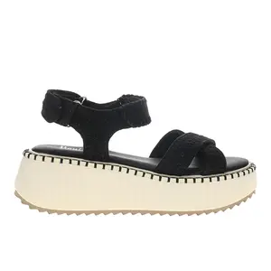 Corkys Womens Total Catch Platform Casual Sandals Casual High Heel 3" & Up - Black