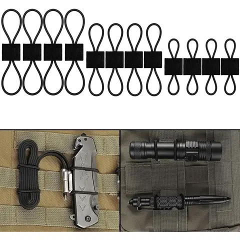 LUCIERNAGA Functional Tactical Molle Webbing Binding Ribbons - Multipurpose Fabric Backpack Accessory, Molle Bag Strap Attachments for Outdoor Hunting, Hunt Gear, Deer Hunters, Hunt Gear Accessories