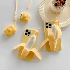 Squeeze Your Stress Away!Banana Phone Case for iPhone 12-17🍌