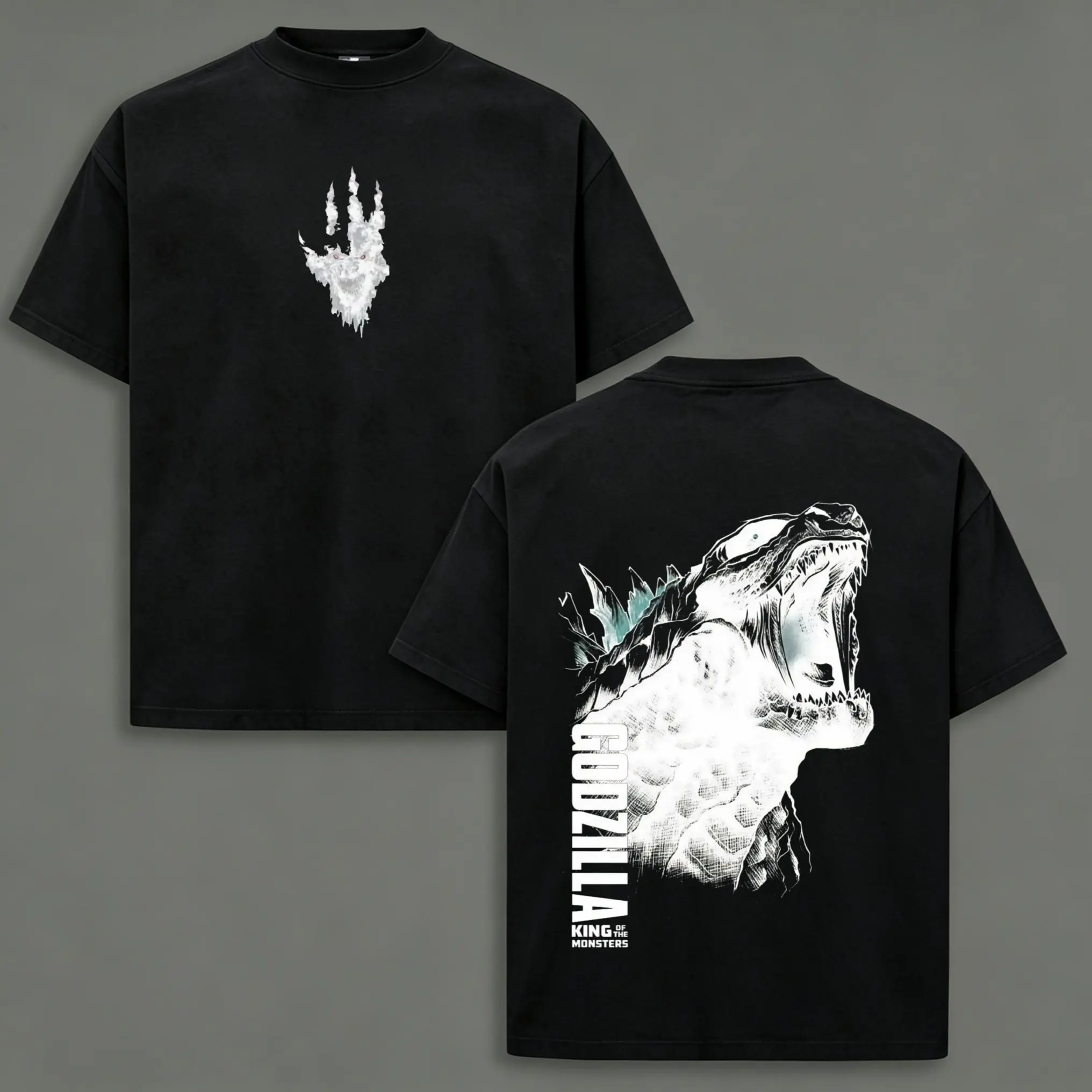 Plain Cotton T-shirt-Black