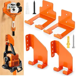 4 Pack Hanger and String Trimmer Hanger Set Weed Trimmers for Holder Trimmer Rack Wall Organization Shed Organizer