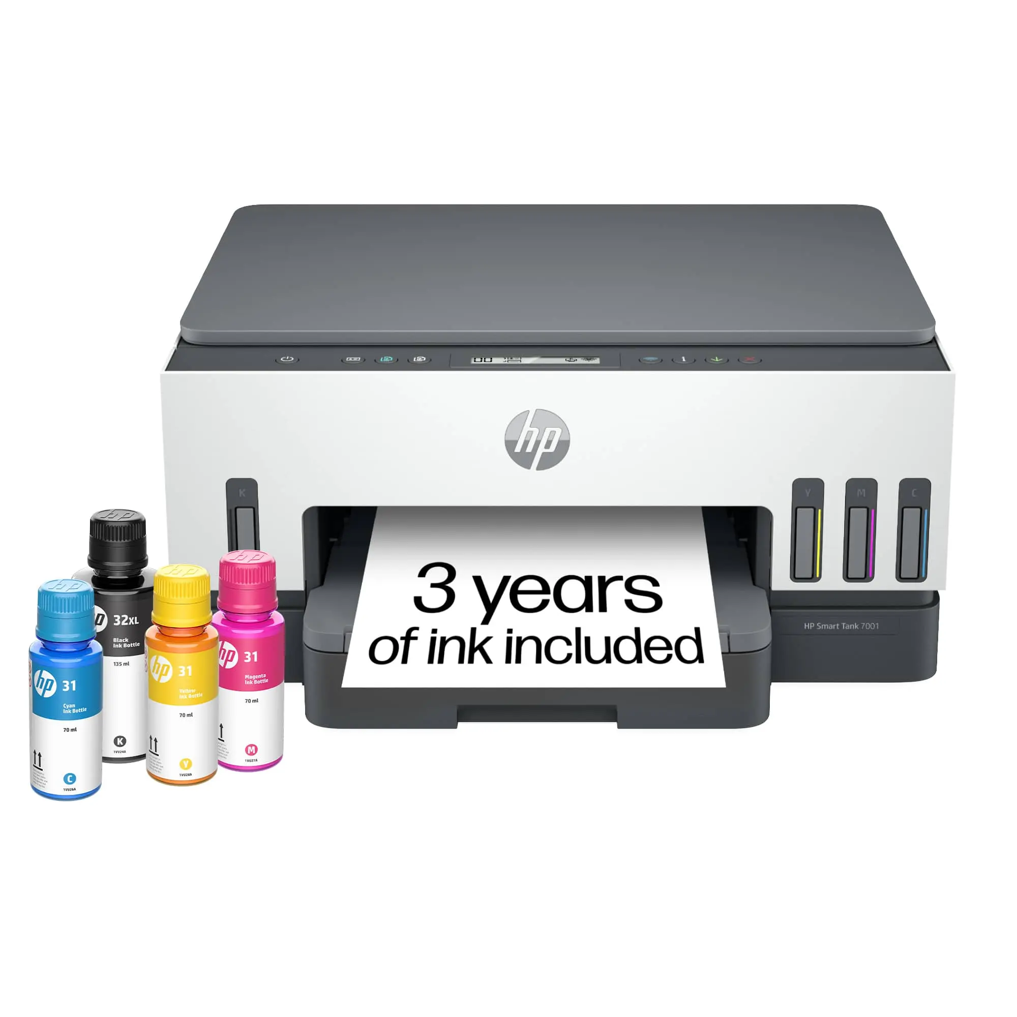Smart Tank 7001 Wireless AI-Enabled All-In-One Supertank Inkjet Printer with 3 Years of Ink Included¹