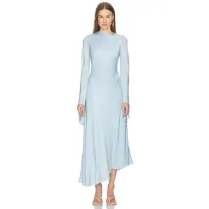 SRG Marlowe Silk Gown in Baby Blue