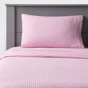 Full Gingham Kids' Cotton Sheet Set - Pillowfort