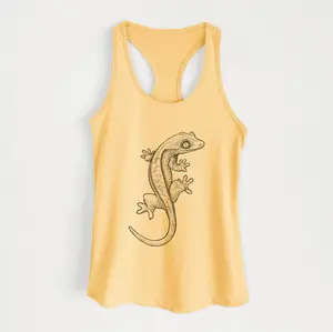 Crested Gecko - Correlophus ciliatus - Women's Racerback Tanktop